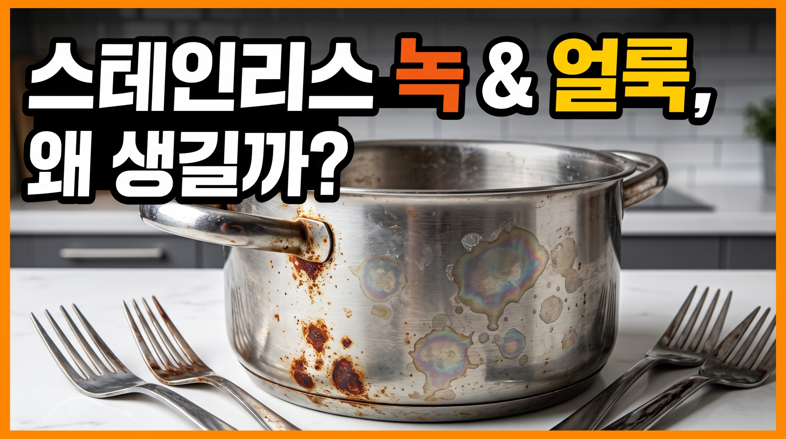 스테인리스 제품에 녹이 생긴 썸네일
